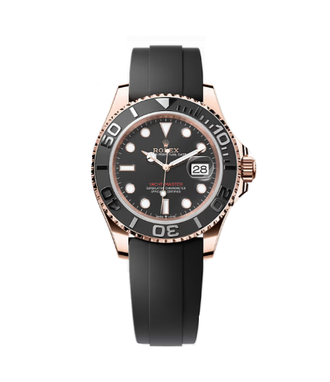 26위 ROLEX 로렉스 최신버전 1:1 베스트 에디션 요트마스터 116655 블랙 세라믹 베젤 블랙 다이얼 러버스트랩 오토매틱 무브먼트 rol0318
