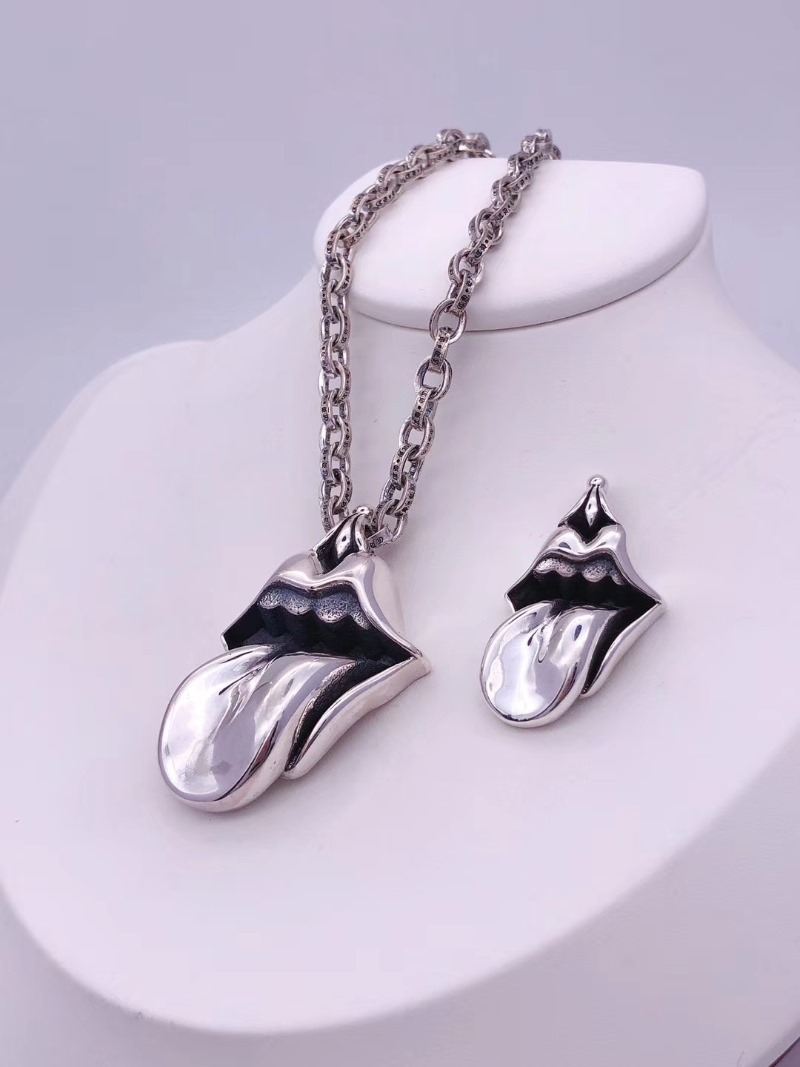 CHROME HEARTS 크롬하츠 남녀공용 925실버 목걸이 65cm