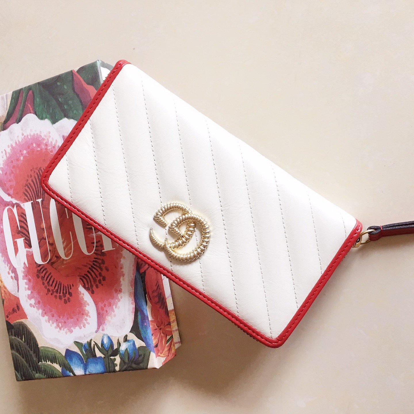 GUCCI 구찌 마몬트 지퍼 장지갑 3COLOR