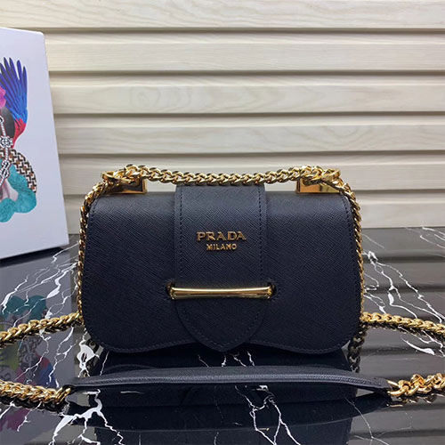 PRADA 프라다 시도니 레더 숄더백 1BD219-1