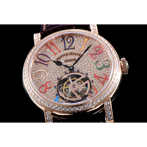FRANCK MULLER 프랭크뮬러 론드 투어빌론-1 7002 T COL DRM D