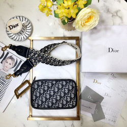 DIOR 디올 캔버스 카메라백 CAMERA BAG 22CM