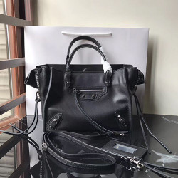 BALENCIAGA 발렌시아가 파피에르백 PAPIER BLACK 606A 26CM