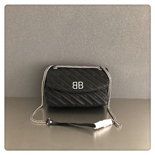BALENCIAGA 발렌시아가 BB 라운드 체인 숄더백 B90080