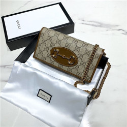 GUCCI 구찌 1955 홀스빗 체인 온 월렛 621888