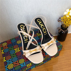 GUCCI 구찌 여성용 힐샌들 (힐높이10.5CM) G43009-1 4COLOR