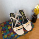 GUCCI 구찌 여성용 힐샌들 (힐높이10.5CM) G43009-1 4COLOR