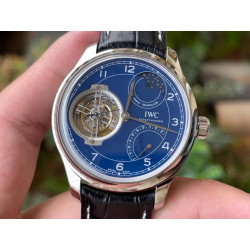 IWC 아이더블유씨 포르투기저 뚜르비옹 150주년 한정판 블루다이얼
