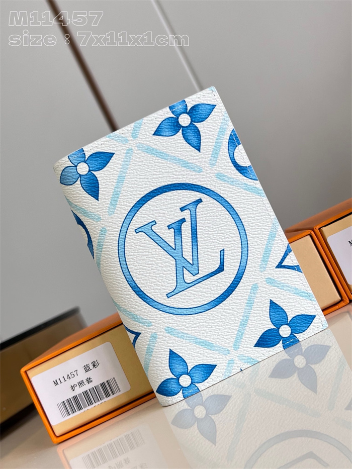 LOUIS VUITTON 루이비통 오렌지코랄 여권지갑 M11457 2COLOR