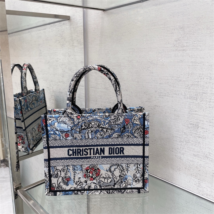 DIOR 디올 오블리크 스몰 북 토트백 M1286