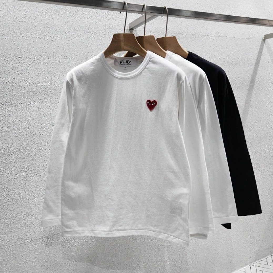 COMME DES GARCONS 꼼데가르송 원포인트 패치 긴팔