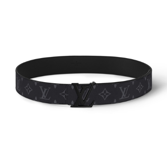 LOUIS VUITTON 루이비통 LV 이니셜 매트 블랙 벨트