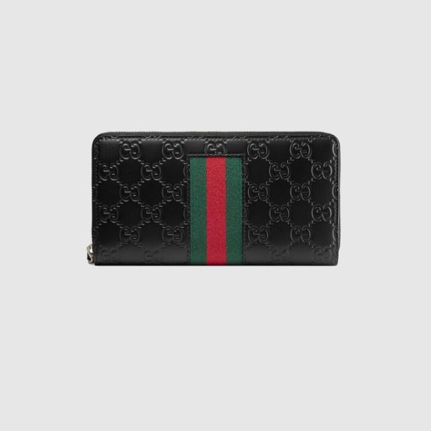 GUCCI 구찌 장지갑 시그니처 웹 408831