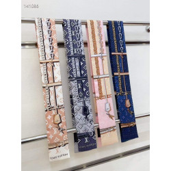 LOUIS VUITTON 루이비통 체인 실크 스카프