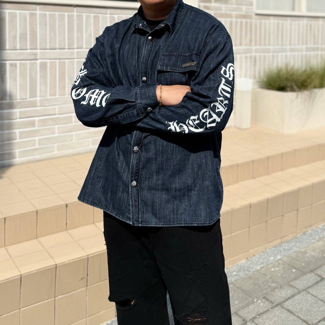 CHROME HEARTS 크롬하츠 데님 셔츠
