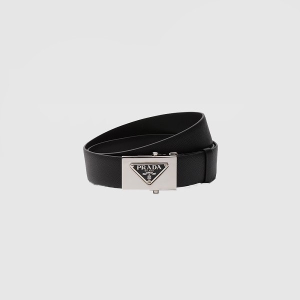PRADA 프라다 사피아노 가죽 벨트 2CM256 (금장/은장)
