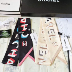 CHANEL 샤넬 트윌리 실크 방도