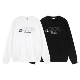 DIOR 디올 옷핀 자수 로고 맨투맨