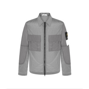 STONE ISLAND 스톤아일랜드 나일론 메탈 립스탑 오버셔츠 바람막이 3COLOR
