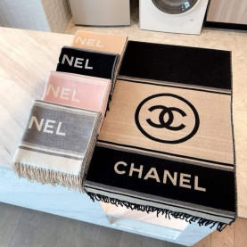CHANEL 샤넬 캐시미어 숄 머플러