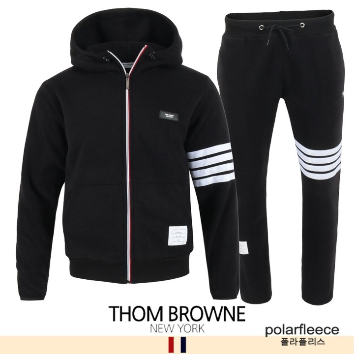 THOM BROWNE 톰브라운 4바 로고 폴라폴리스 셋업