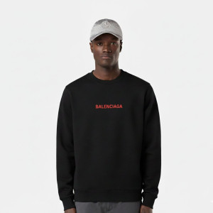 BALENCIAGA 발렌시아가 레드레터링 코튼 맨투맨