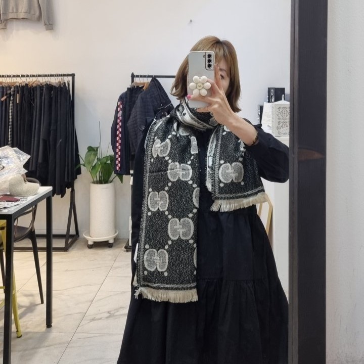 GUCCI 구찌 캐시미어 숄 머플러 2COLOR