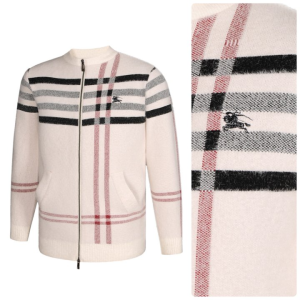 BURBERRY 버버리 클래식 체크패턴 집업니트 3COLOR