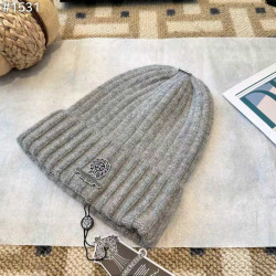 CHROME HEARTS 크롬하츠 홀스슈 사각패치 비니