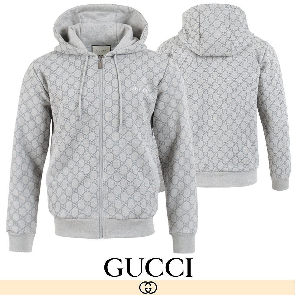 GUCCI 구찌 스몰 자가드 후드 집업