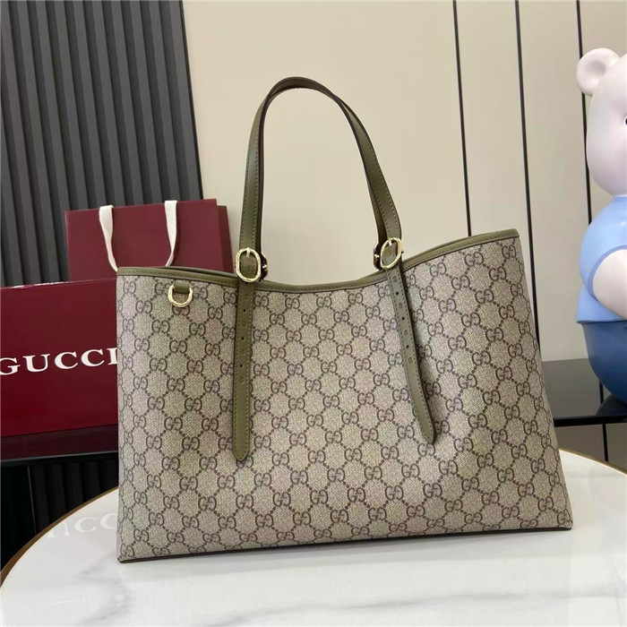 GUCCI 구찌 GG 엠블럼 라지 토트백 815213