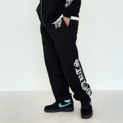 CHROME HEARTS 크롬하츠 홀스슈 스크립트 로고 팬츠 　