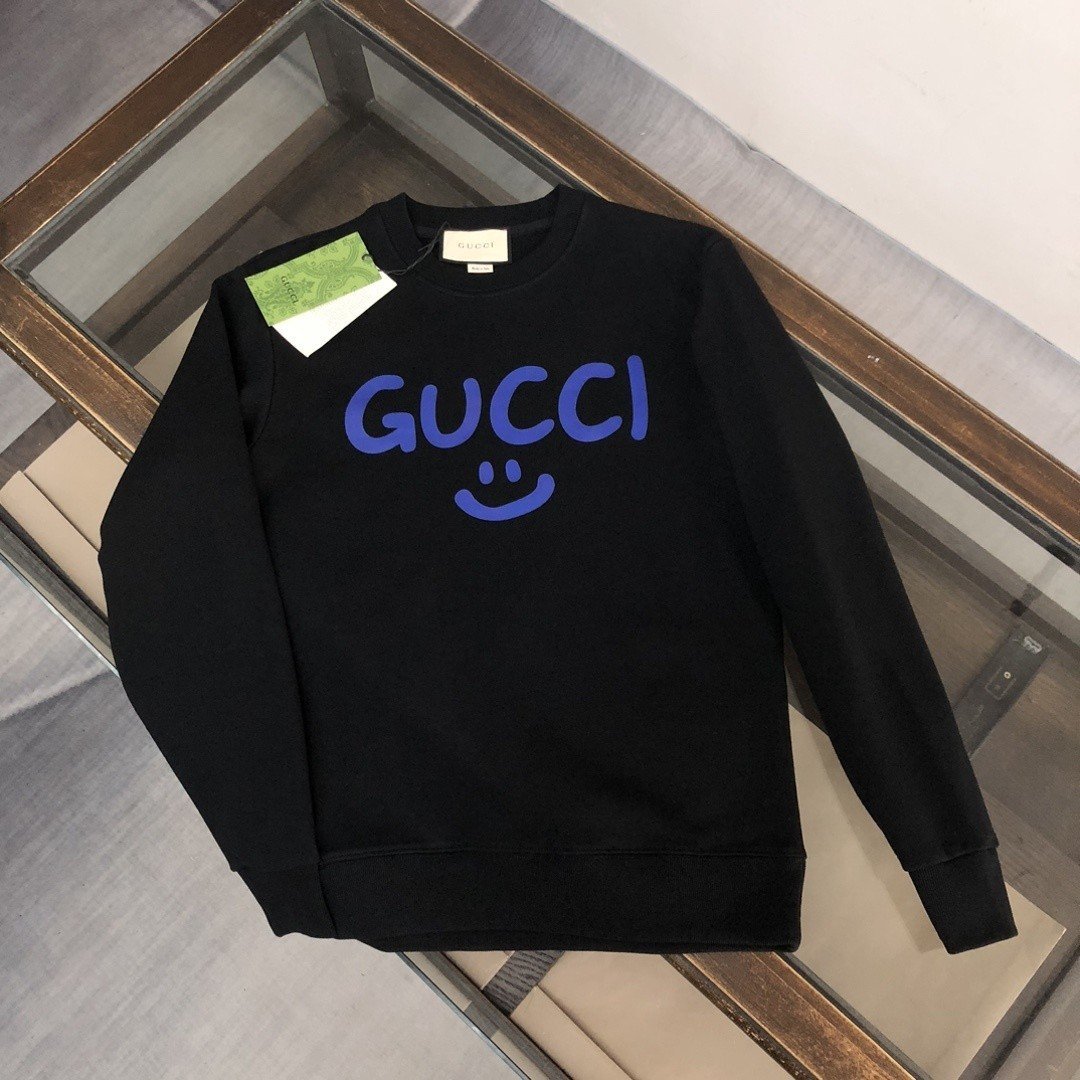 GUCCI 구찌 스마일 프린팅 맨투맨