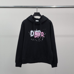 DIOR 디올 페인팅로고 코튼 후드티