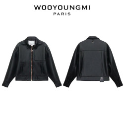 WOOYOUNGMI 우영미 블랙 레더 자켓