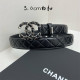 CHANEL 샤넬 여성용 벨트 3CM C51512 (금장/은장)