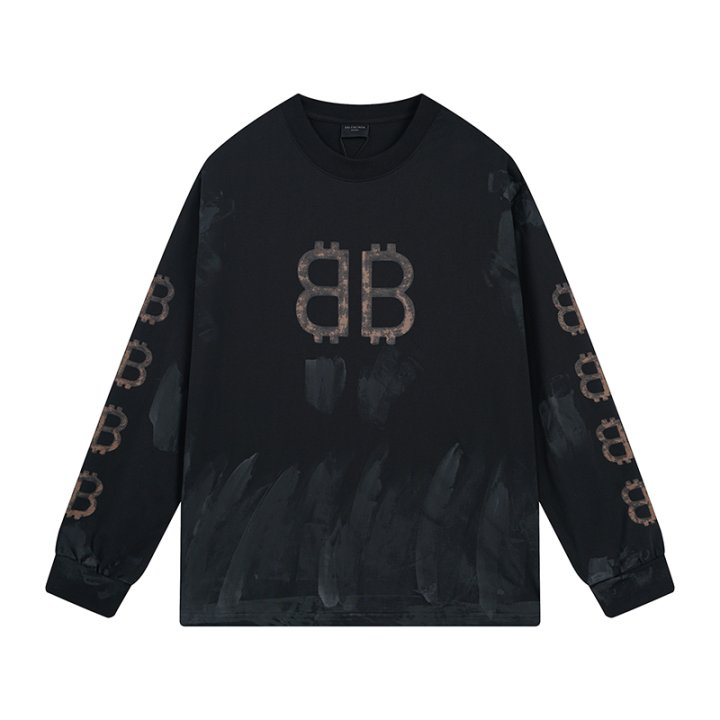 BALENCIAGA 발렌시아가 2371 크립토 워싱 롱 슬리브
