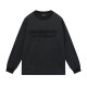 BALENCIAGA 발렌시아가 3289 디스트레스드 로고 구제 워싱 롱 슬리브
