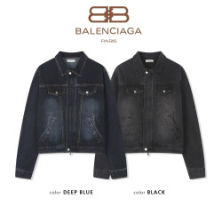 BALENCIAGA 발렌시아가 녹스 워싱 데님 자켓