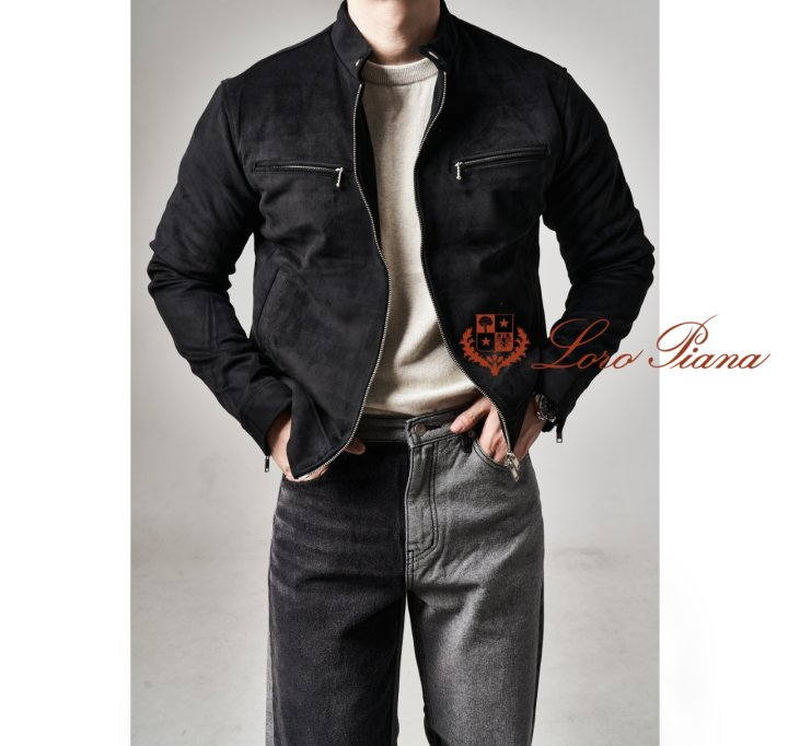 LOROPIANA 로로피아나 어텀 스웨이드 자켓 2COLOR