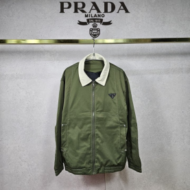 PRADA 프라다 멀티 스티치 카라 자켓 3COLOR