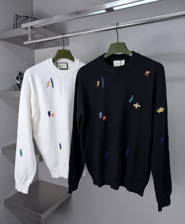 GUCCI 구찌 멀티자수 캐시미어 니트