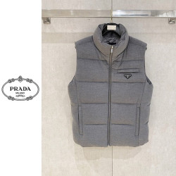 PRADA 프라다 삼각로고 리나일론 패딩조끼 2COLOR