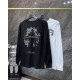 CHROME HEARTS 크롬하츠 7018 세메터리 멀티 크로스 생바르트 롱 슬리브