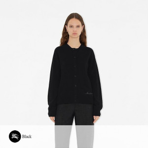 BURBERRY 버버리 레터링 자수 라운드 가디건 (여성)
