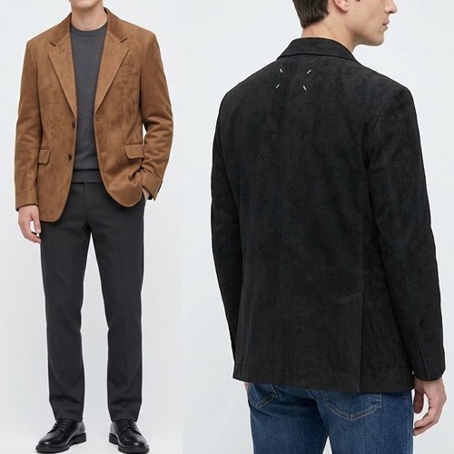 MAISON MARGIELA 메종마르지엘라 스웨이드 블레이저