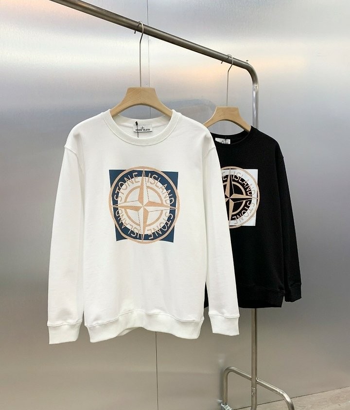 STONE ISLAND 스톤아일랜드 컴패스 레인보우  로고 맨투맨