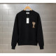 AMI 아미 드꾀흐 테리패치 스웻셔츠