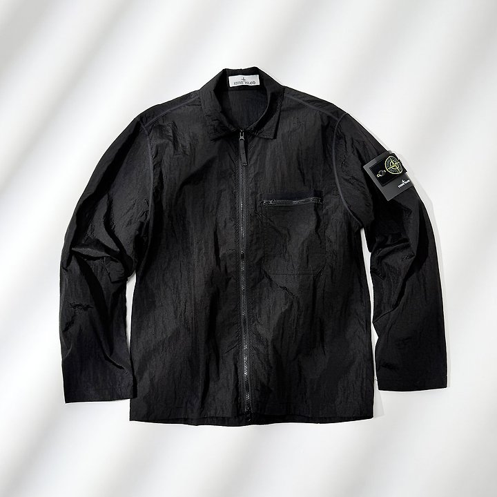 STONE ISLAND 스톤아일랜드 나일론메탈 지퍼 자켓