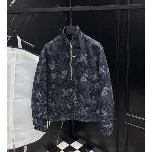 GUCCI 구찌 25141 자카드 데님 다운 자켓